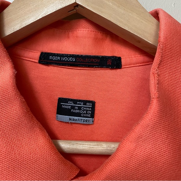 TIGER WOODS NIKE FIT DRI POLO GOLF SHIRT SIZE XXL - Picture 4 of 6